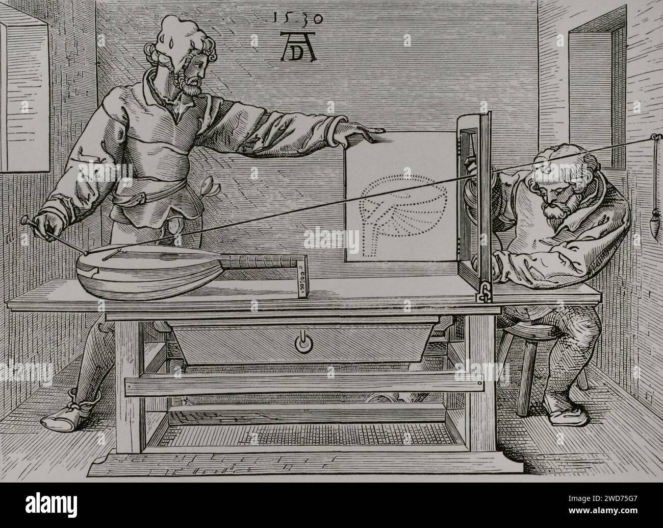 Instrument of mathematical precision for designing objects in ...