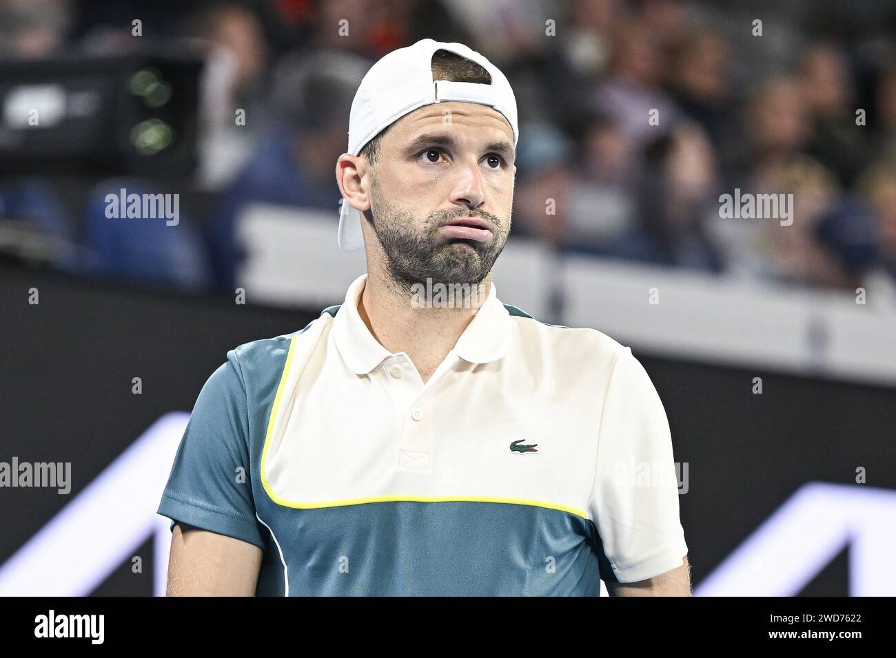 Grigor Dimitrov during the Australian Open AO 2024 Grand Slam tennis