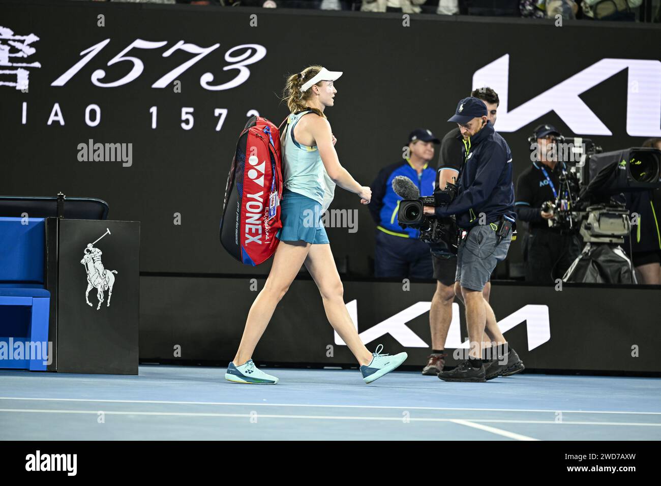 Elena Andreyevna Rybakina during the Australian Open AO 2024 Grand Slam