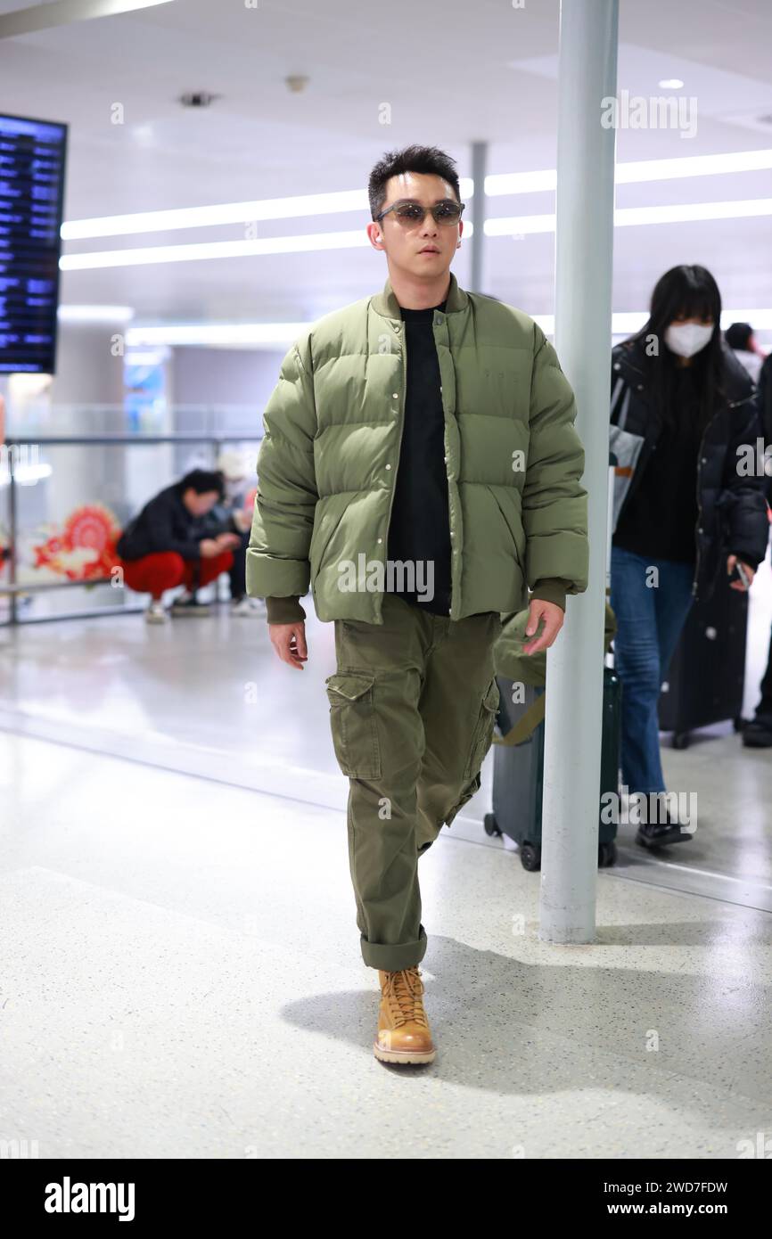 Chinese actor and television personality Zheng Kai appears at the ...