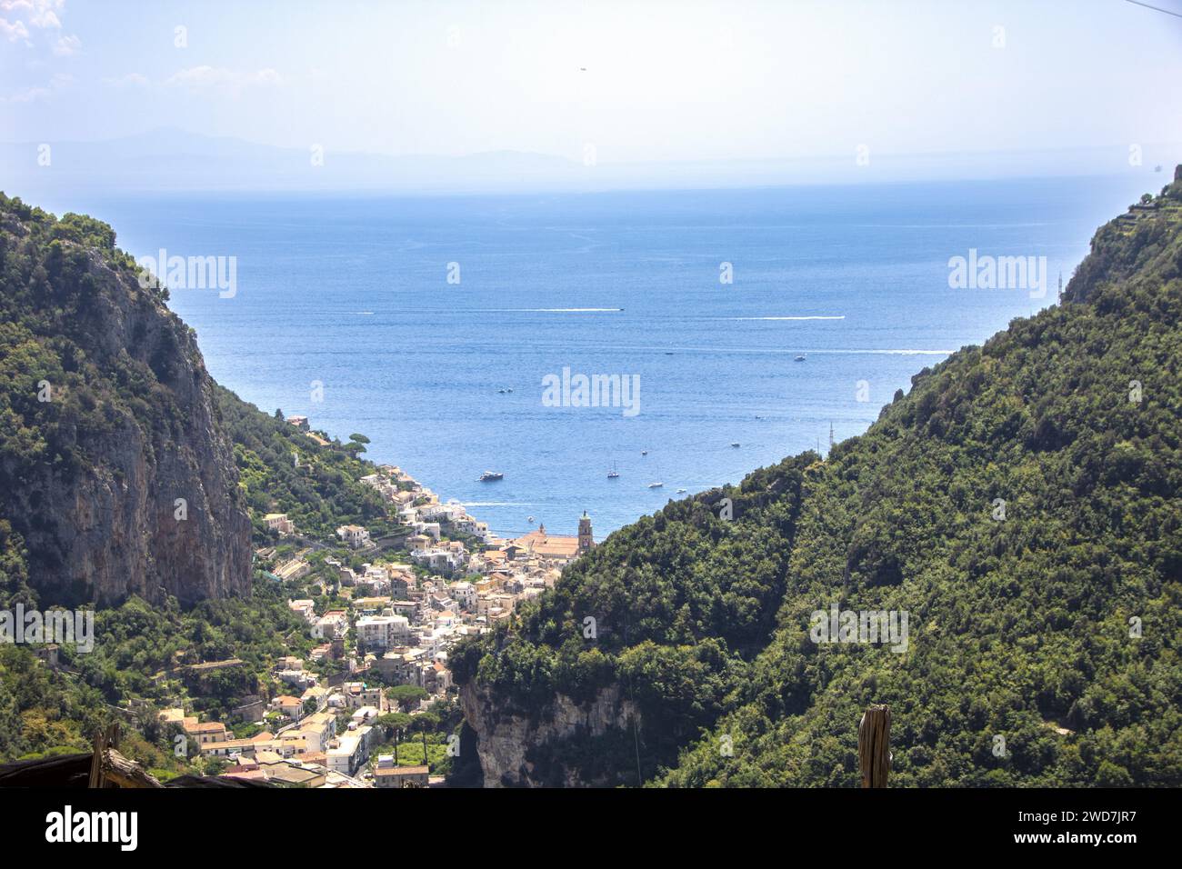 landscape of Amalfi in the paper mills valley Stock Photo Alamy