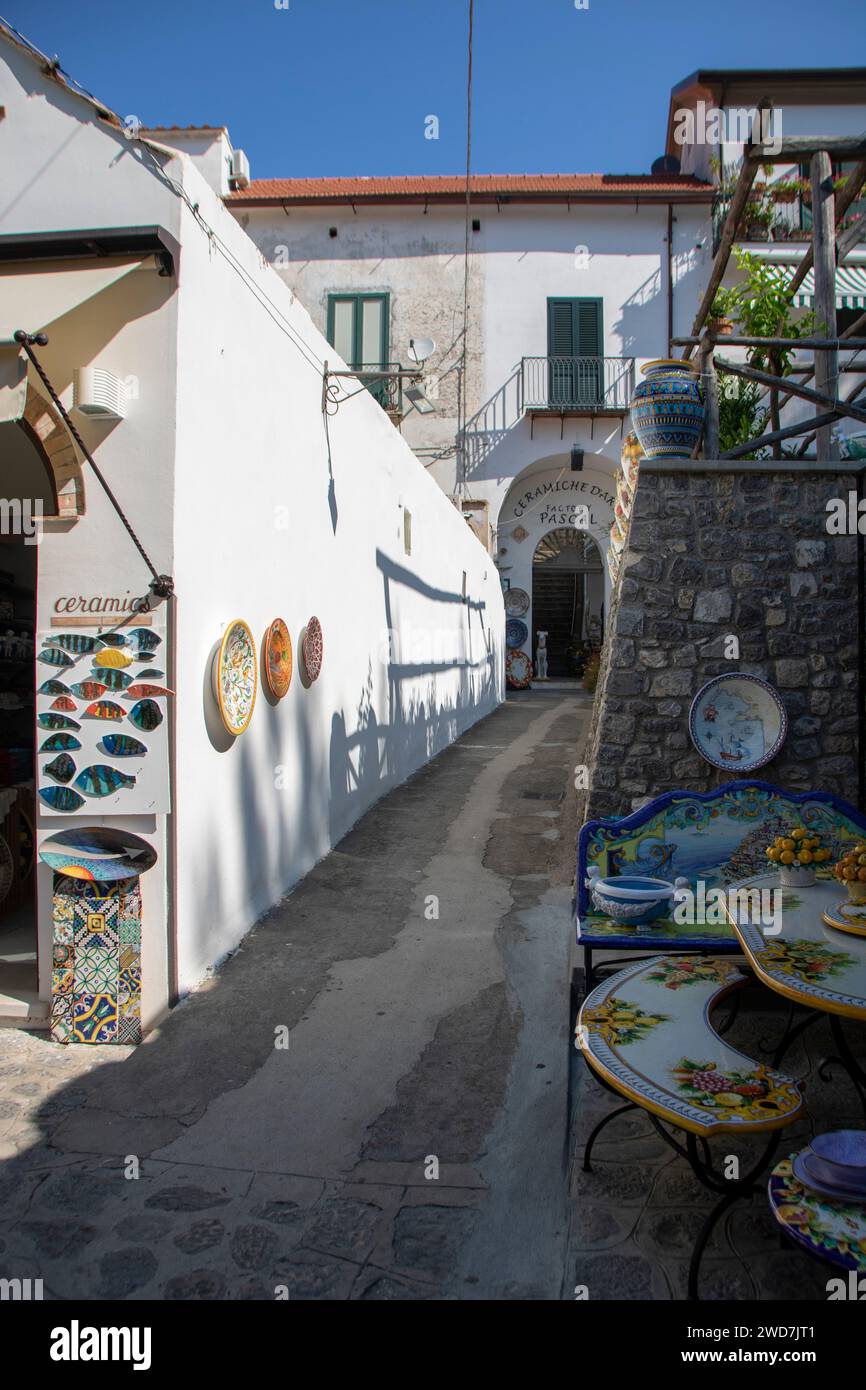 the town of Ravello on Amalfi coast Stock Photo - Alamy