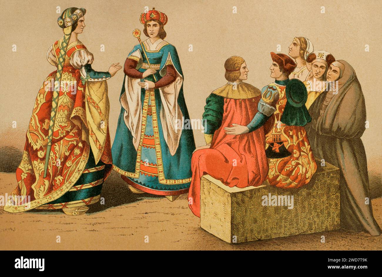 HISTORIA DE LA MODA - FASHION HISTORY : Trajes Típicos del Mundo - World  costumes EUROPA