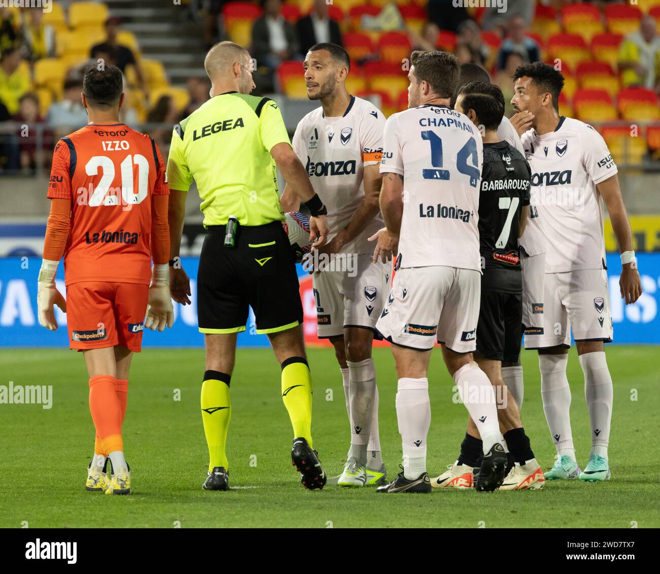 Wellington, New Zealand. 19th Jan, 2024. Connor Chapman (14, Melbourne ...