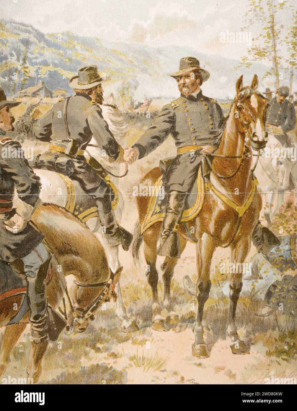 General H. Thomas in der Schlacht von Chickamauga am 20