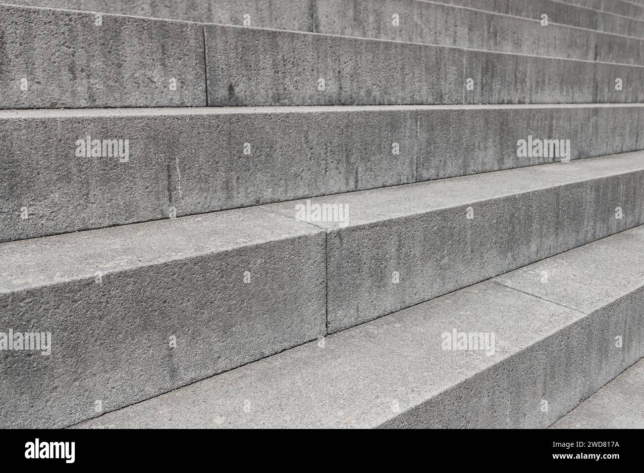 Abstract background image of cement stairs. Close-up view of the steps. Stock Photo