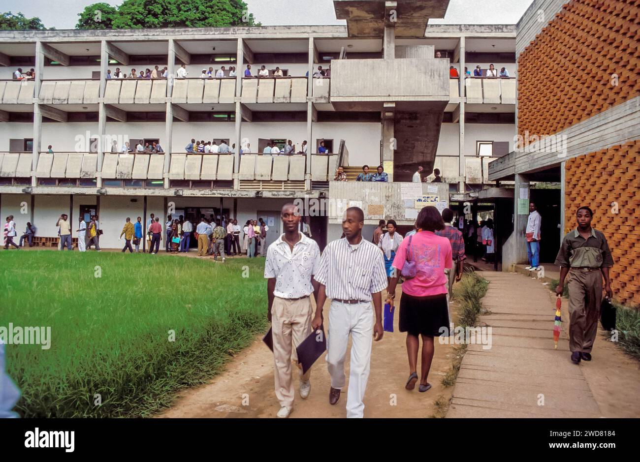 Ivory Coast, Students at university Stock Photo Alamy