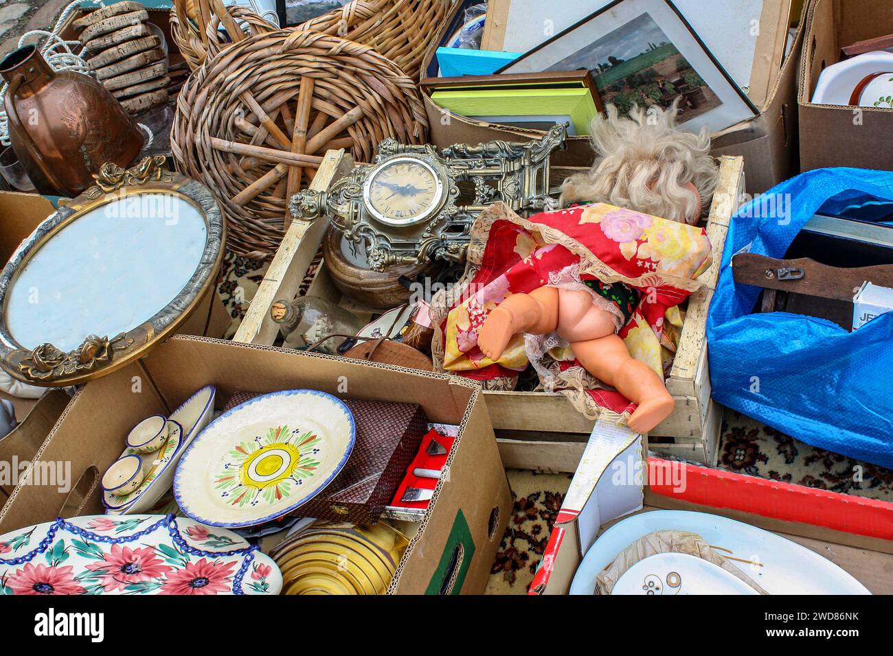 Display of bulk items for sale Stock Photo Alamy