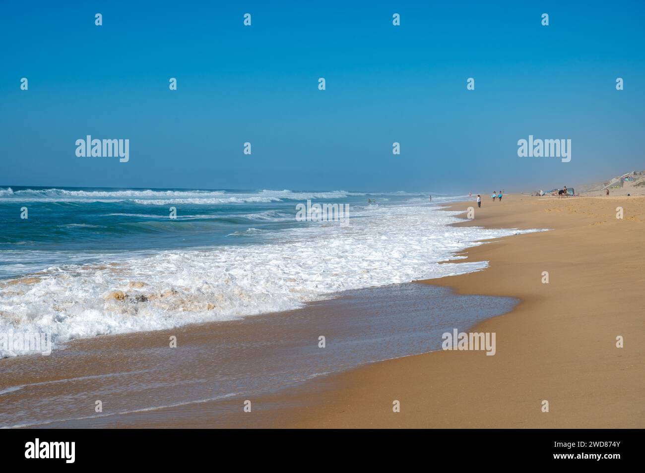 View on Plage de Horizon, Plage de l'ocean near Le Phare du Cap Ferret — free download