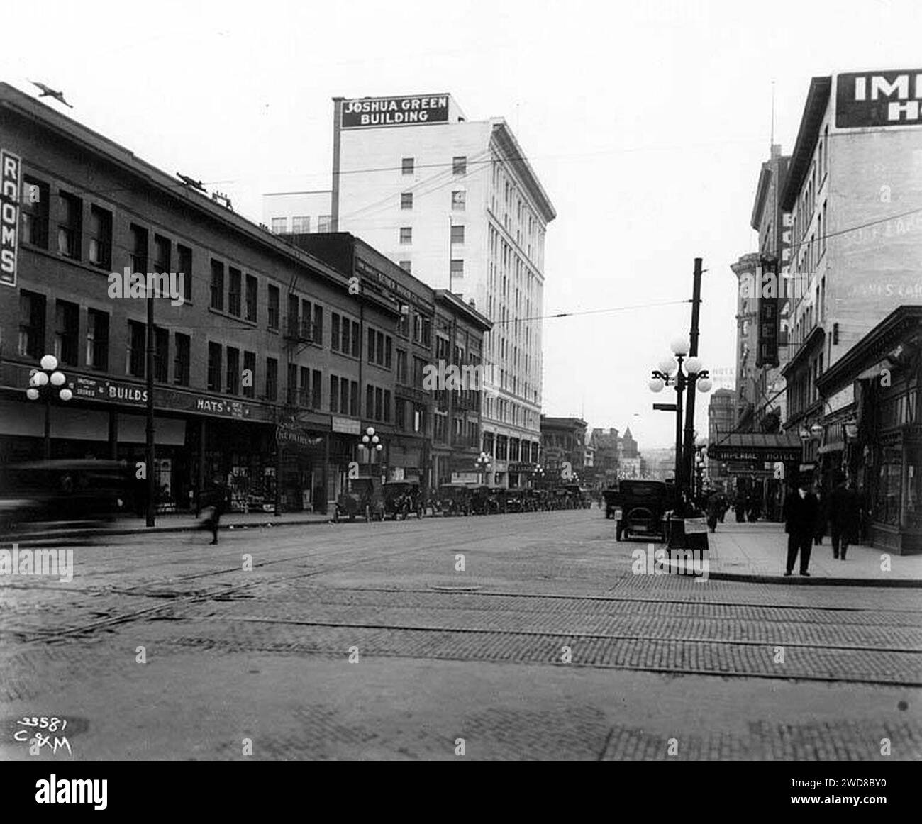 4th Ave from Union St, Seattle Stock Photo Alamy