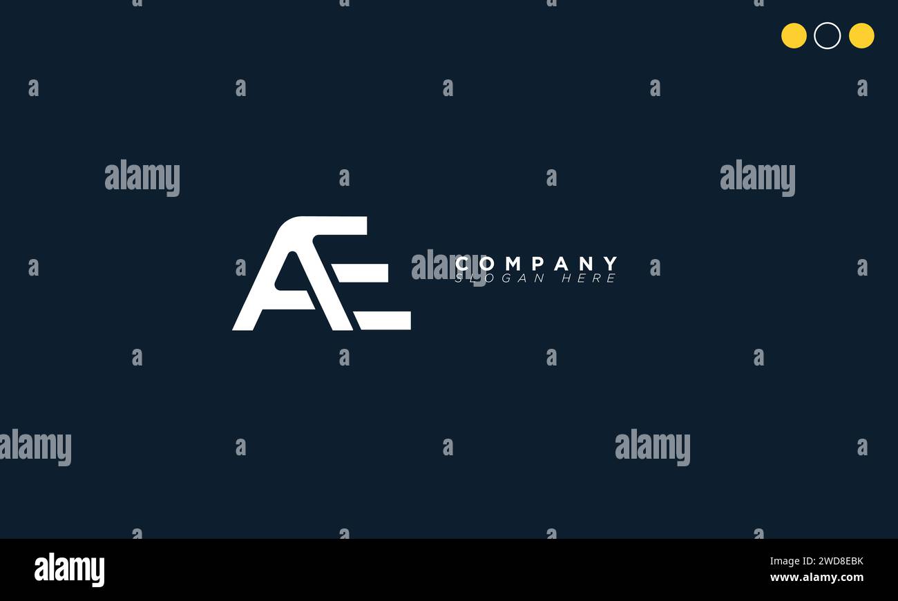 AE Alphabet letters Initials Monogram logo Stock Vector Image & Art - Alamy