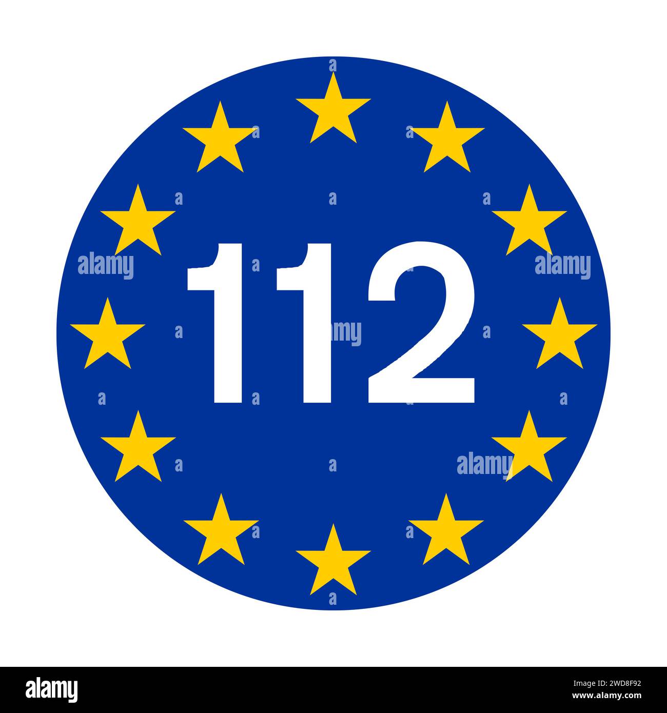 112 european emergency telephone number sign Stock Photo - Alamy 