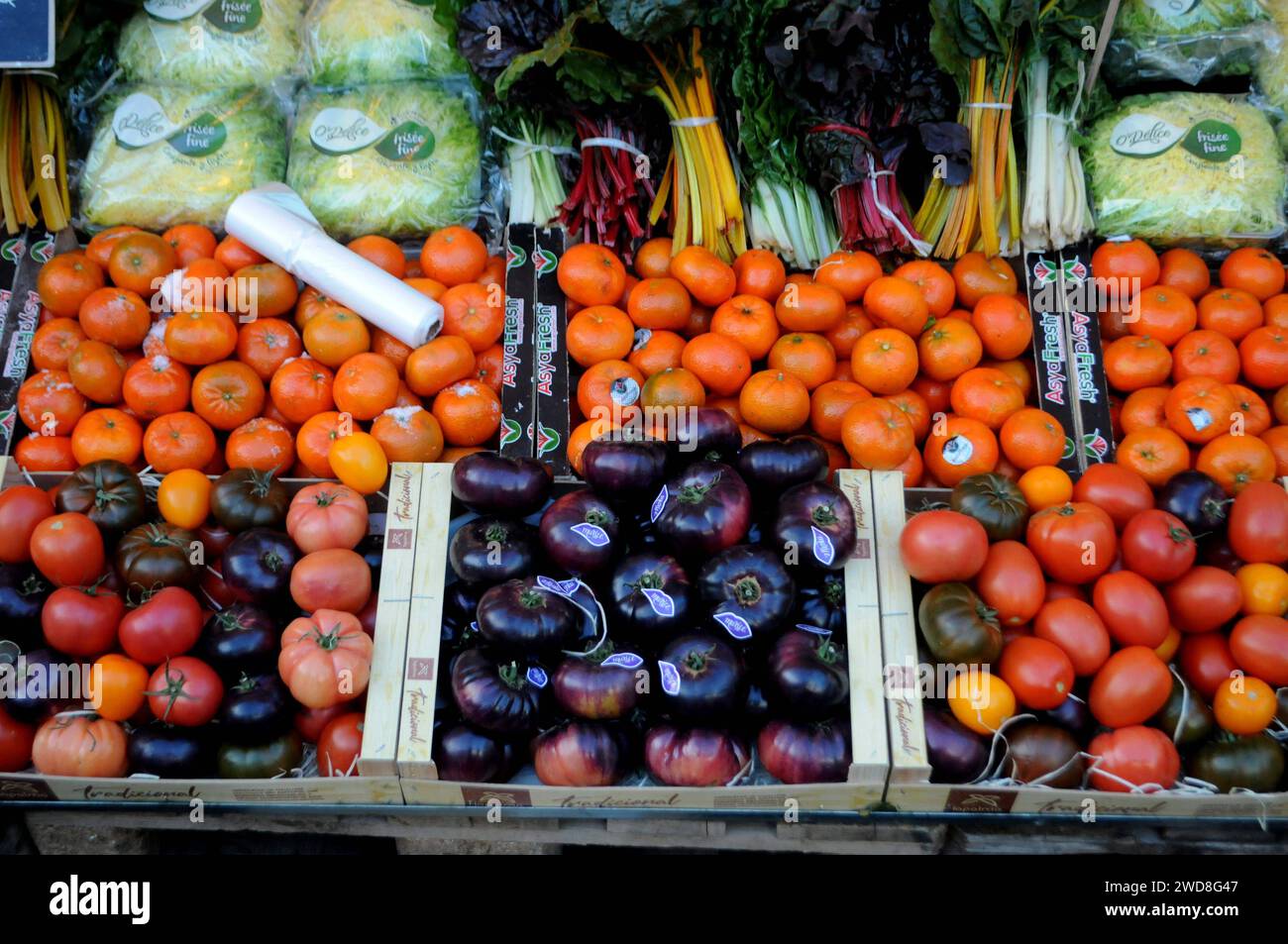 Copenhagen, Denmark /19 January 2024/farmer market or Fruit & vegetable