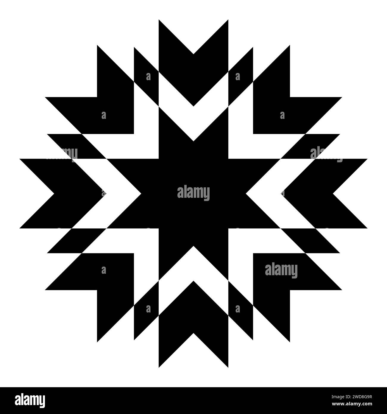 Barn quilt symbol icon Stock Photo - Alamy