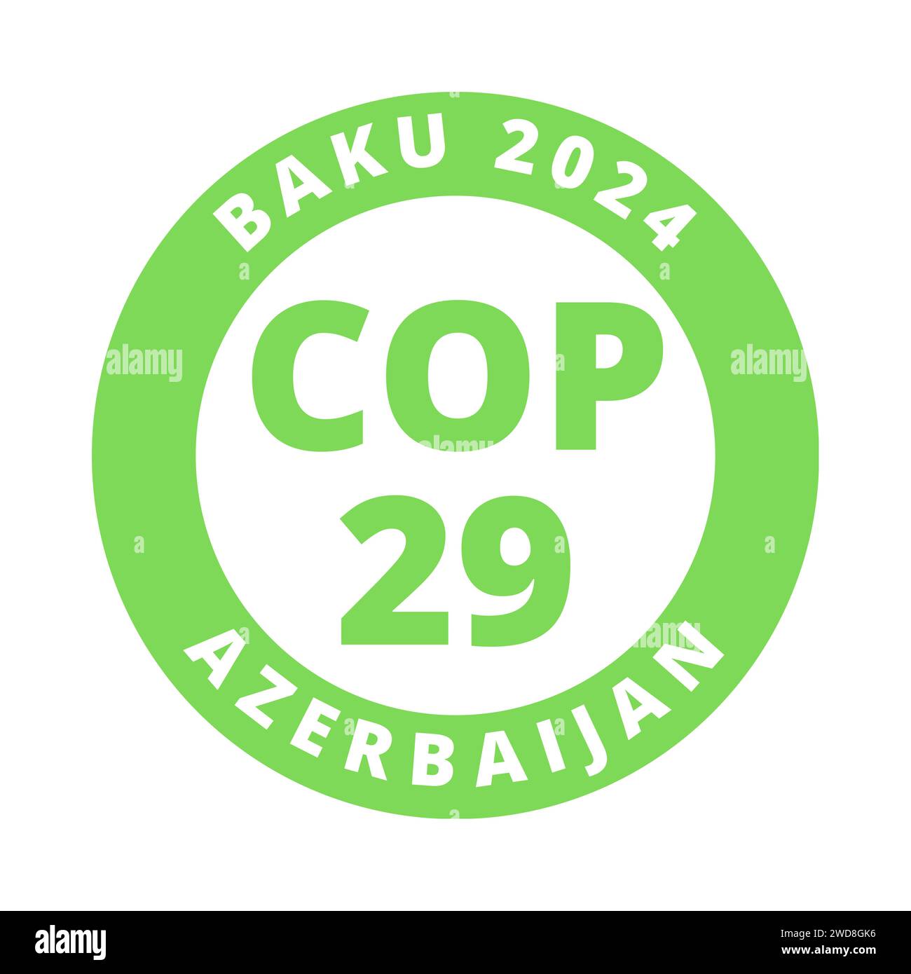 COP 29 in Baku Azerbaijan symbol icon Stock Photo Alamy