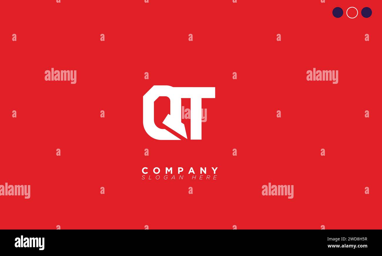 QT Alphabet letters Initials Monogram logo Stock Vector Image & Art - Alamy