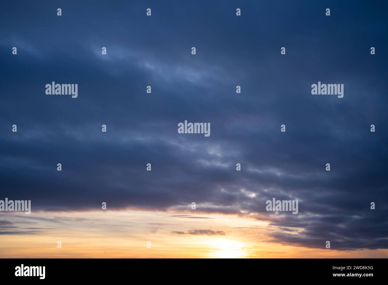 Low angle view to sky with clouds Stock Photo
