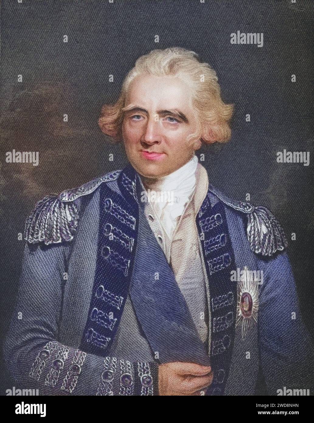 Sir Ralph Abercromby, 1734-1801. Britischer General, Historisch, digital restaurierte Reproduktion von einer Vorlage aus dem 19. Jahrhundert, Record date not stated Stock Photo