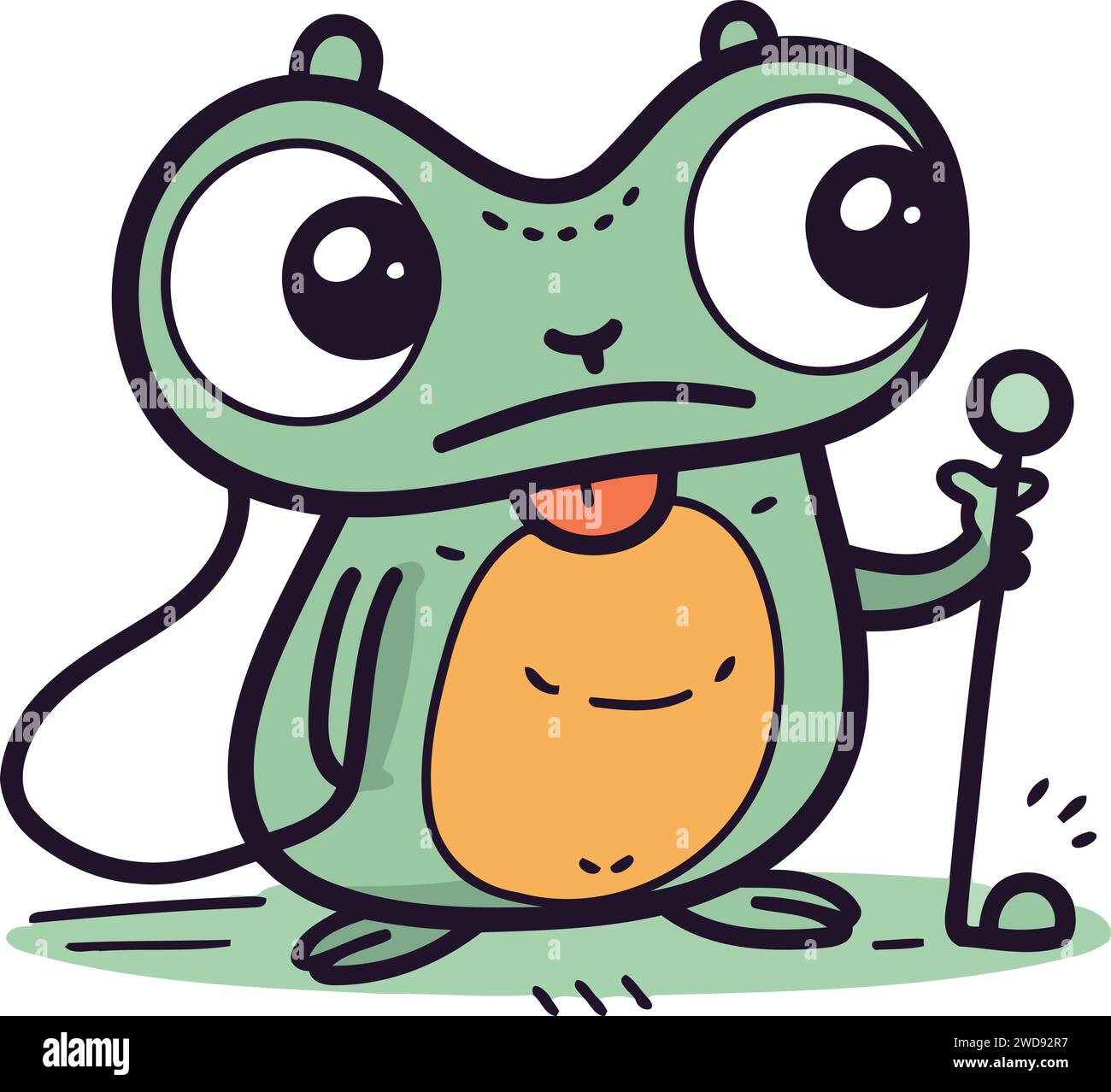 Walking toad Stock Vector Images - Alamy