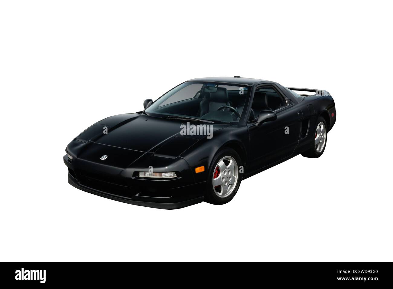 Auto- 1992 Acura NSX. Black. Dayton, Ohio, USA. Steve Henriksen- MYFANTC. Stock Photo