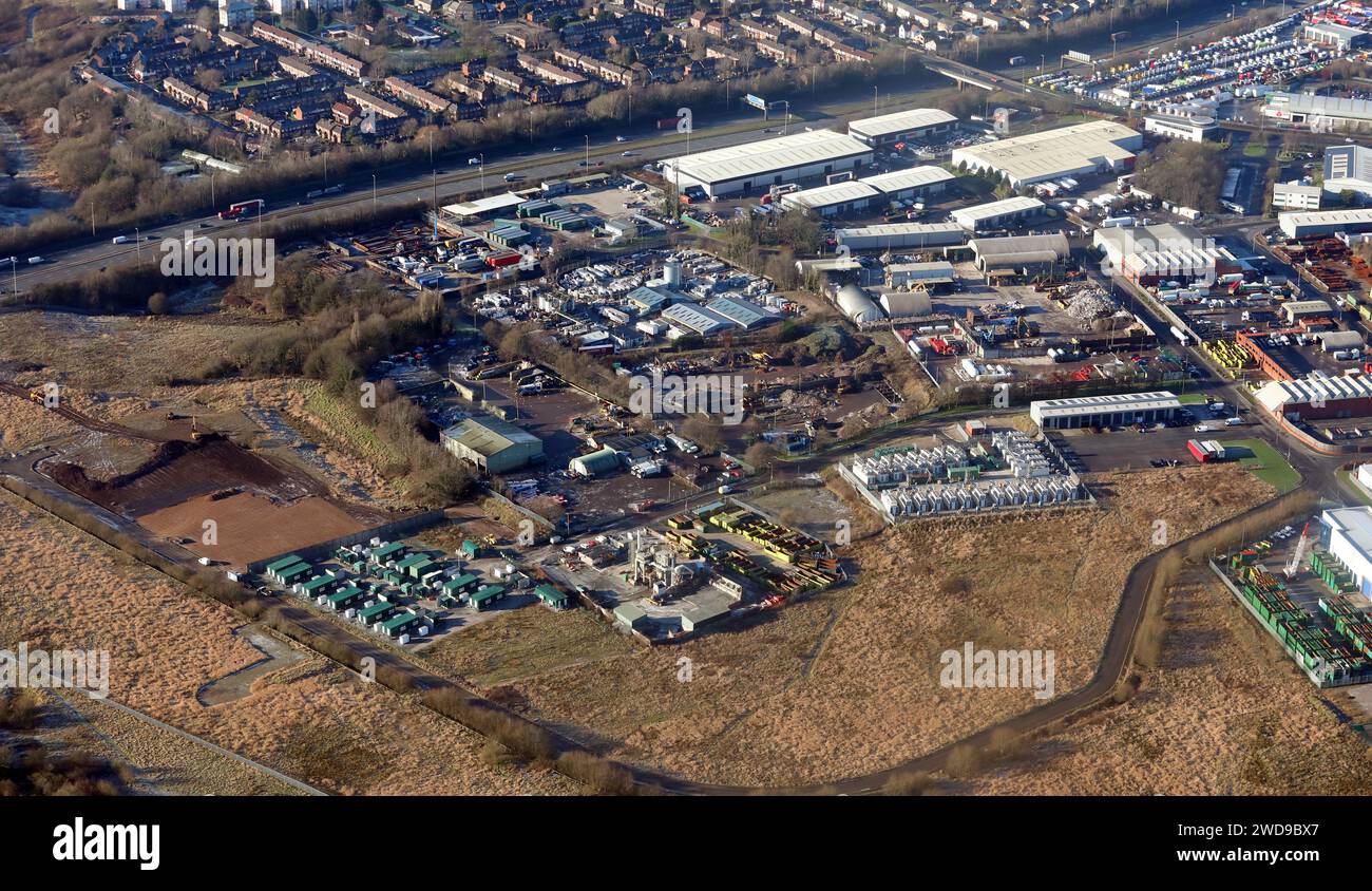 aerial view of Red Scar Industrial Estate (or Red Scar Business Park