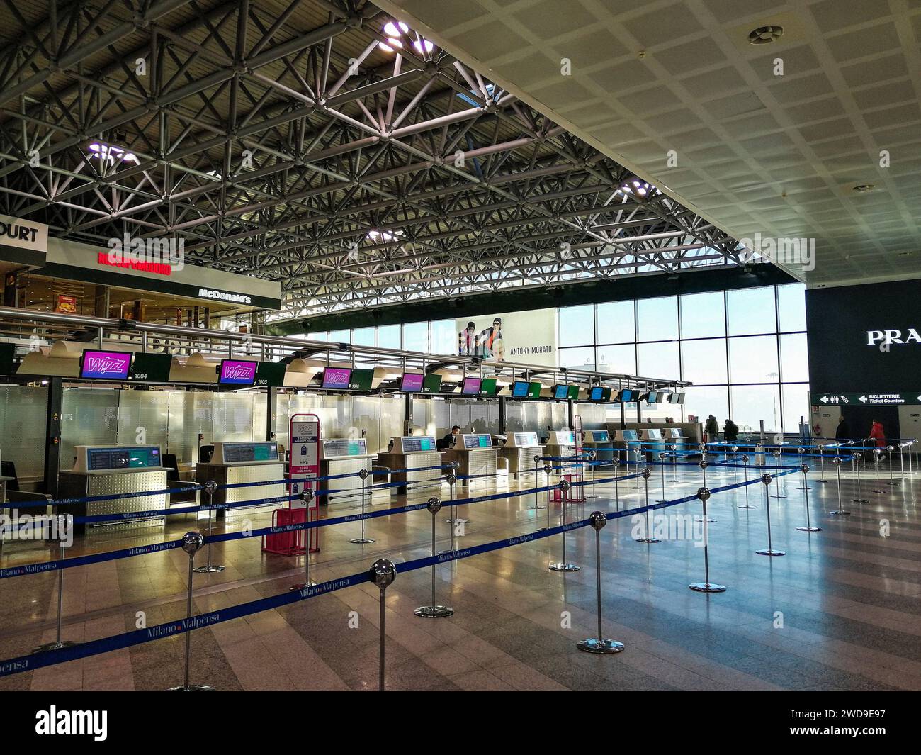Italy, Milan, Malpensa airport Stock Photo - Alamy