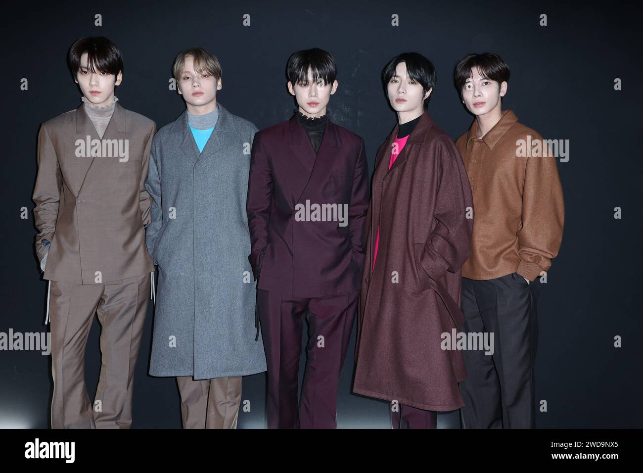 Soobin, HueningKai, Yeonjun, Beomgyu, Taehyun of South Korean boy band