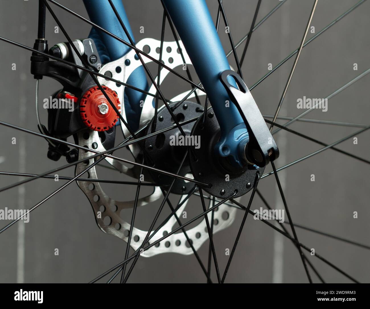Bicycle disc brakes closeup. Break system on road bike Stock Photo Alamy