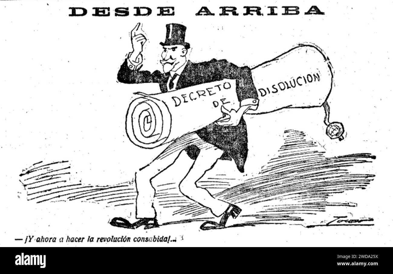 1919-05-04, El Imparcial, Desde arriba, Tovar. Stock Photo