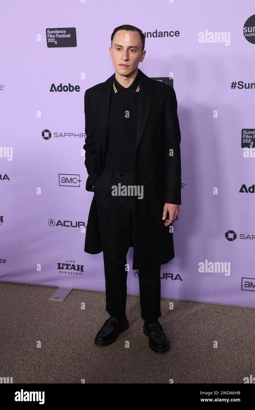 Utah. 18th Jan, 2024. Keir Gilchrist at Film Festival Premiere Screening for FREAKY TALES Premiere at the 2024 Sundance Film Festival Eccles Theater, Park City, Utah, January 18, 2024. Credit: JA/Everett Collection/Alamy Live News Stock Photo