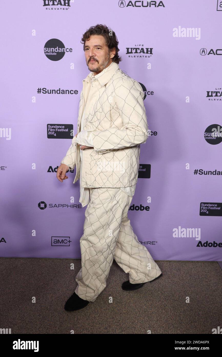 Utah. 18th Jan, 2024. Pedro Pascal at Film Festival Premiere Screening for FREAKY TALES Premiere at the 2024 Sundance Film Festival Eccles Theater, Park City, Utah, January 18, 2024. Credit: JA/Everett Collection/Alamy Live News Stock Photo