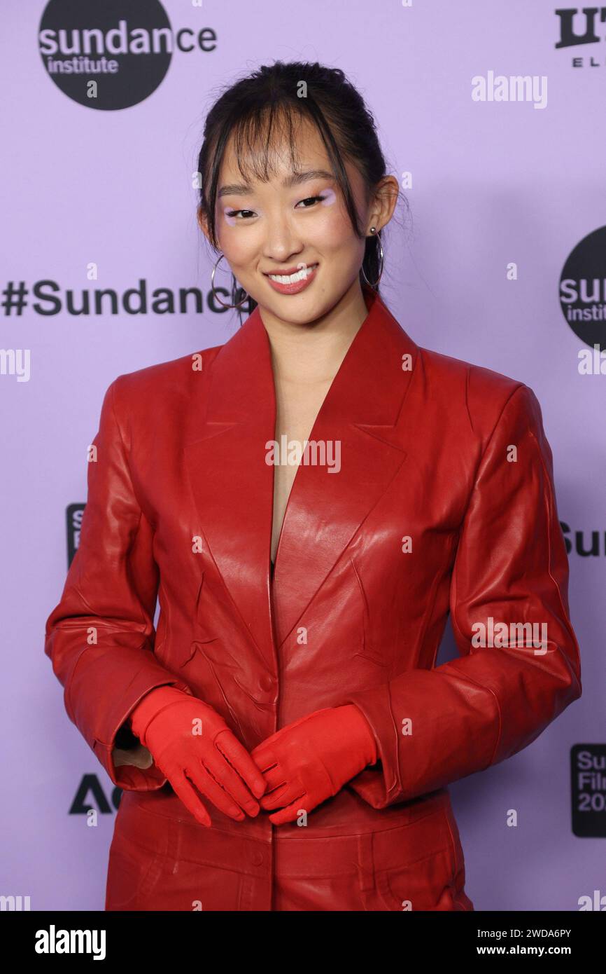 Utah. 18th Jan, 2024. Ji-Young Yoo at Film Festival Premiere Screening for FREAKY TALES Premiere at the 2024 Sundance Film Festival Eccles Theater, Park City, Utah, January 18, 2024. Credit: JA/Everett Collection/Alamy Live News Stock Photo