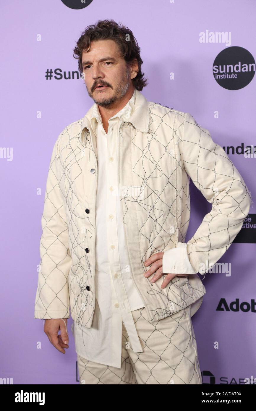 Utah. 18th Jan, 2024. Pedro Pascal at Film Festival Premiere Screening for FREAKY TALES Premiere at the 2024 Sundance Film Festival Eccles Theater, Park City, Utah, January 18, 2024. Credit: JA/Everett Collection/Alamy Live News Stock Photo