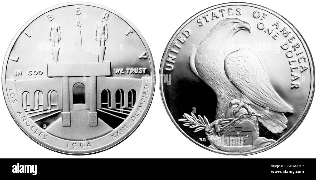 1984-S Olympic Silver Dollar | Property Room