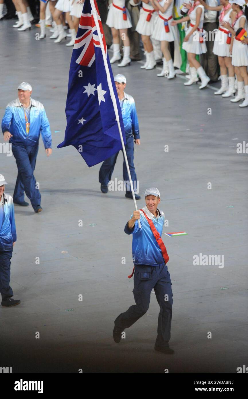2008 Summer Olympics - Opening Ceremony - James Tomkins. Stock Photo
