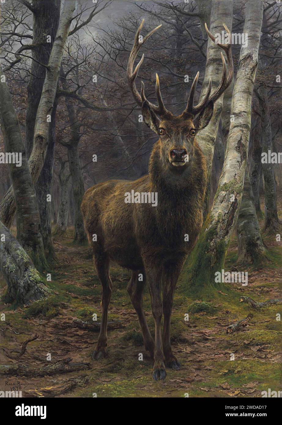 rosa-bonheur-le-roi-de-la-foret-stock-photo-alamy