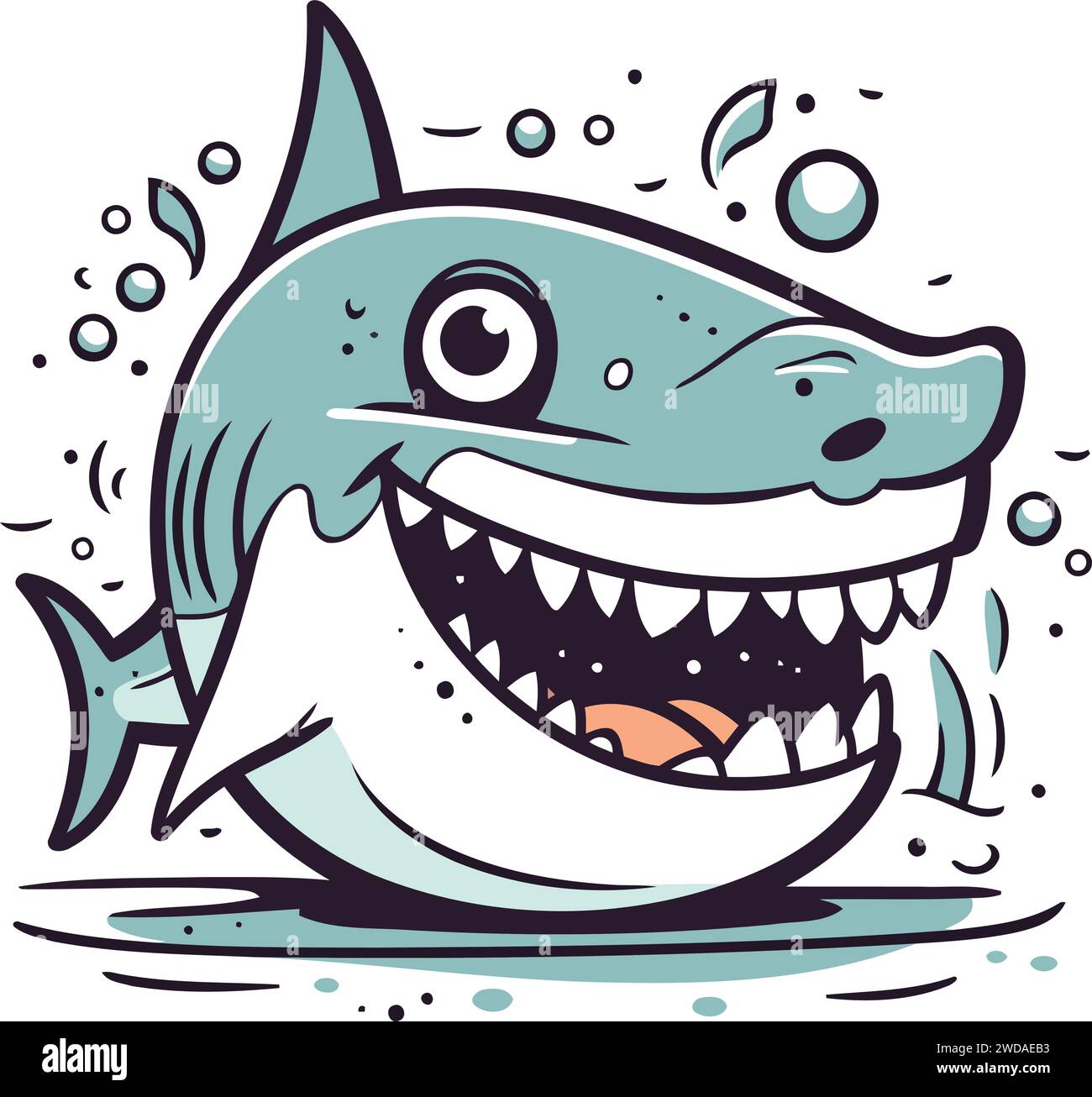Shark face Stock Vector Images - Page 2 - Alamy