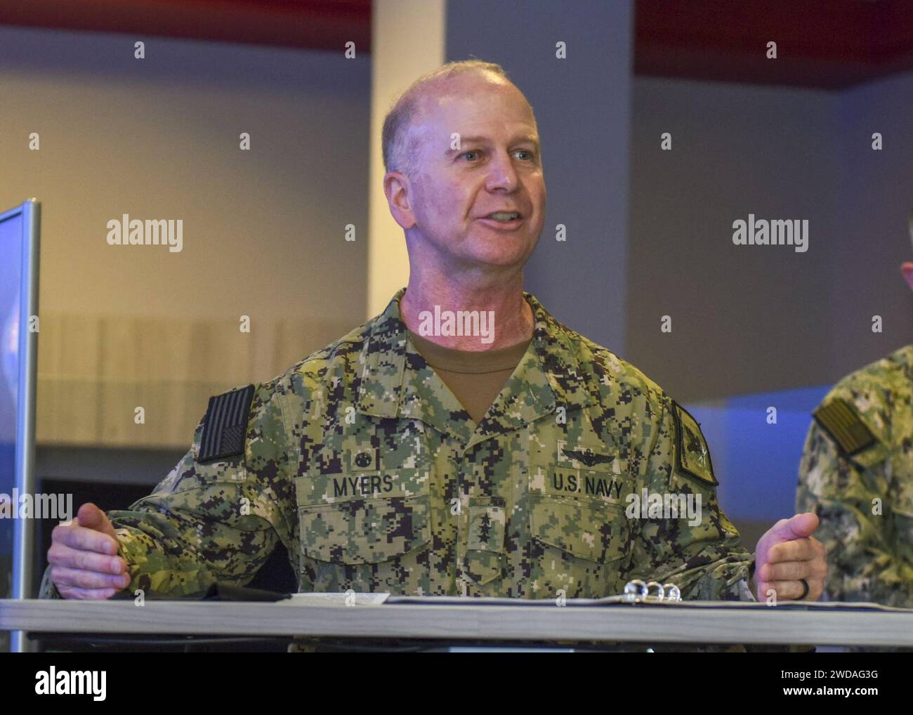 2022 Fleet Cyber Command & Commander, U.S. Tenth Fleet Change of Command Ceremony 220804XK809-1077. Stock Photo