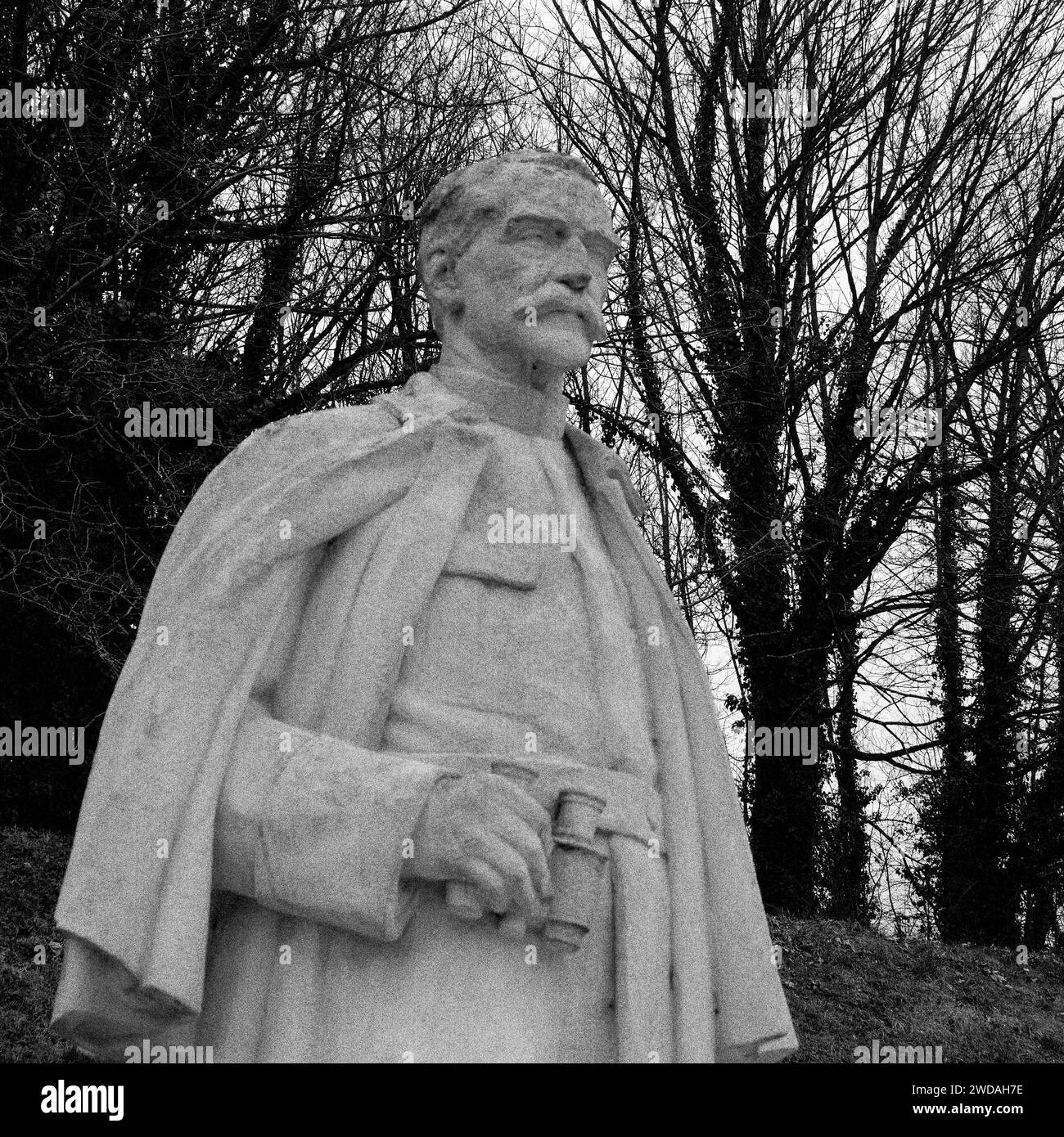 French Marechal statue, Citadel, Verdun, Meuse, Grand-Est region, France Stock Photo