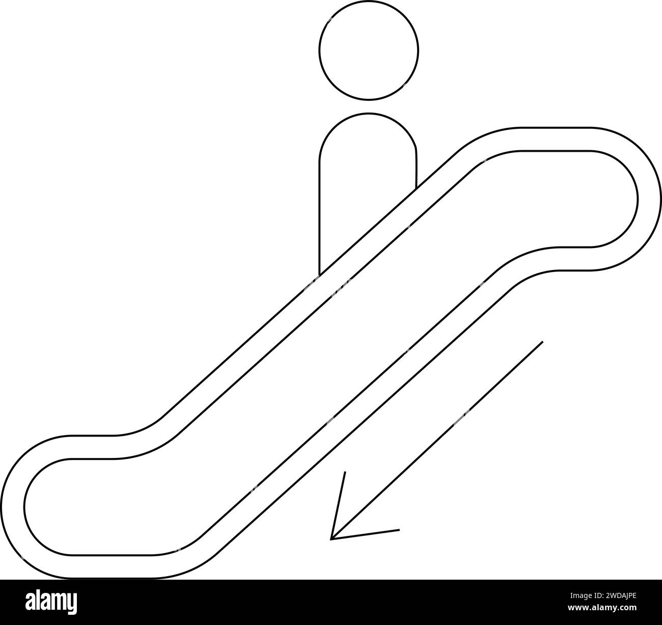 escalator icon vector illustration design Stock Vector