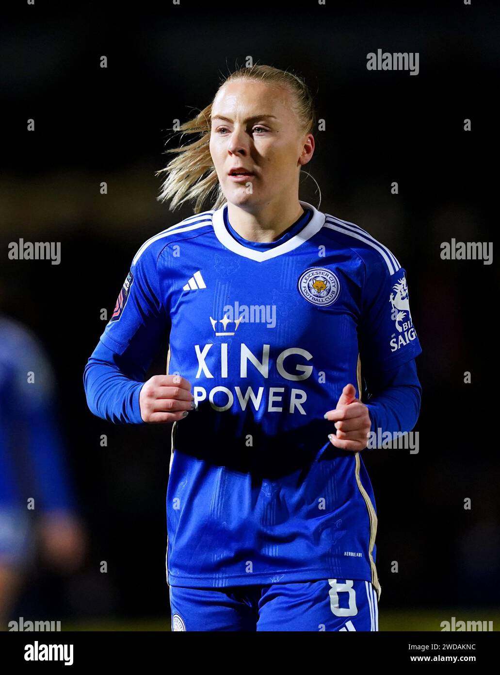 Leicester City's Jutta Rantala during the Barclays Women's Super League match at the Pirelli Stadium, Burton upon Trent. Picture date: Friday January 19, 2024. Stock Photo