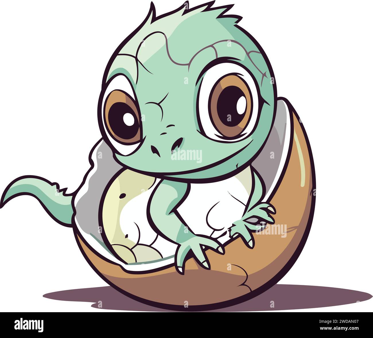 Lizard crocodile egg Stock Vector Images - Alamy