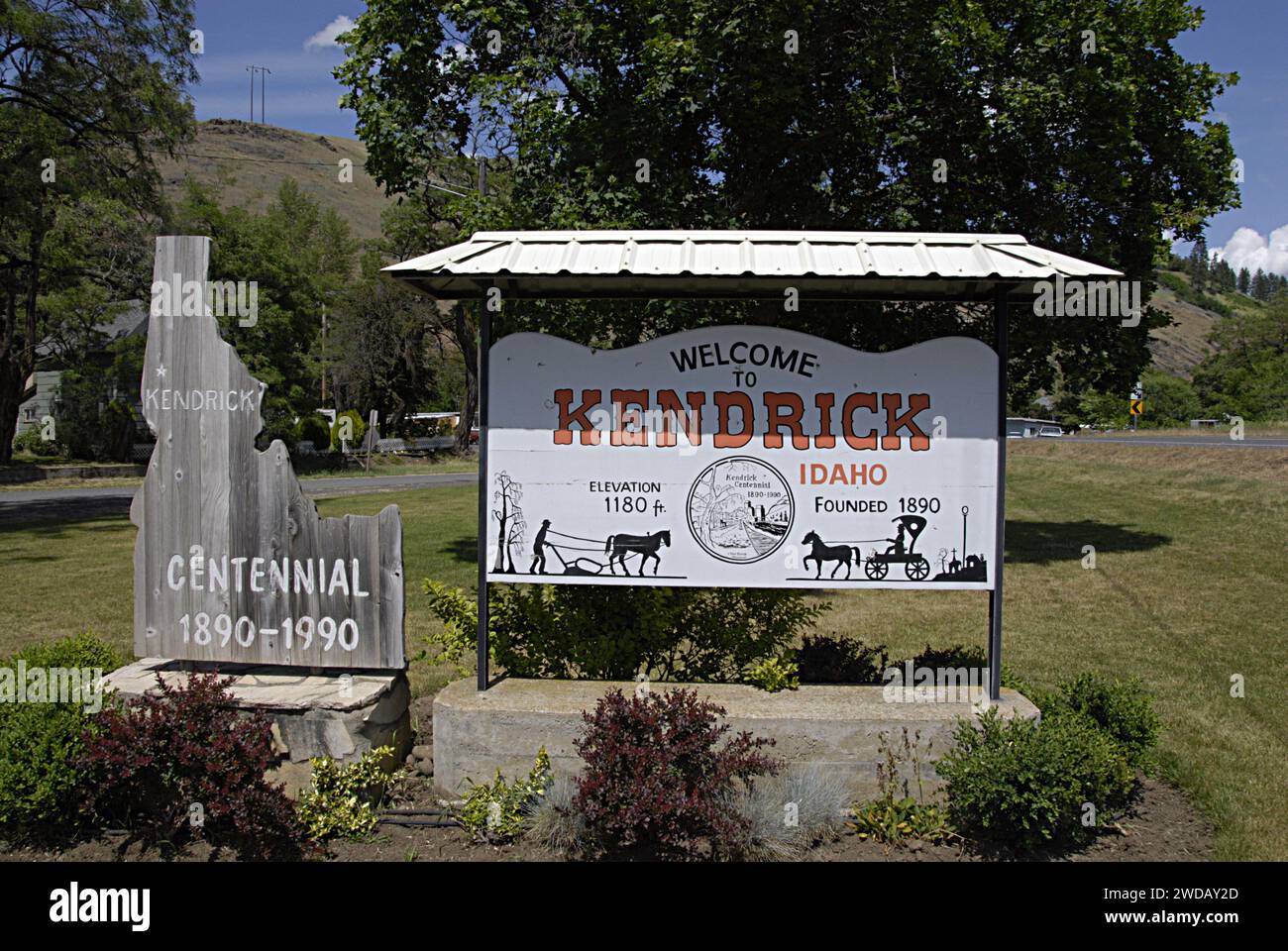 KENDRICK/IDAHO /USA Daily life and way of life in Kendrick town with