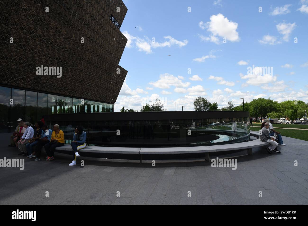 WASHINGTON D C/District of Columbia/USA./ 06.May. 2019/Newly built The National Museum of frican American culture and history on 1400 constitution avenue in DC, USA   (Photo..Francis  Dean / Deanpictures. Stock Photo