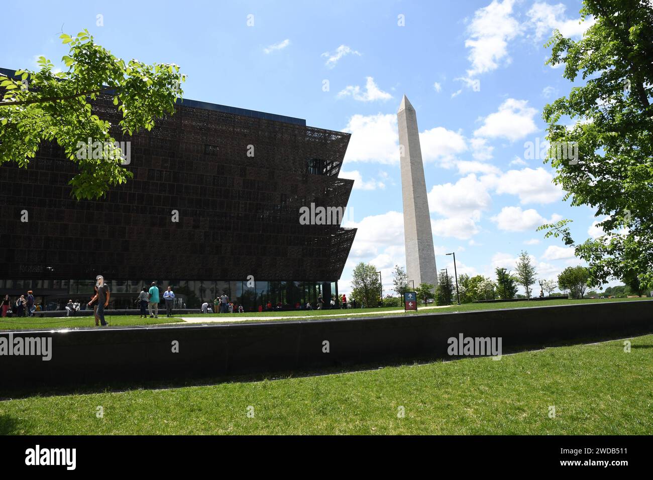 WASHINGTON D C/District of Columbia/USA./ 06.May. 2019/Newly built The National Museum of frican American culture and history on 1400 constitution avenue in DC, USA Photo..Francis Dean / Deanpictures. Stock Photo