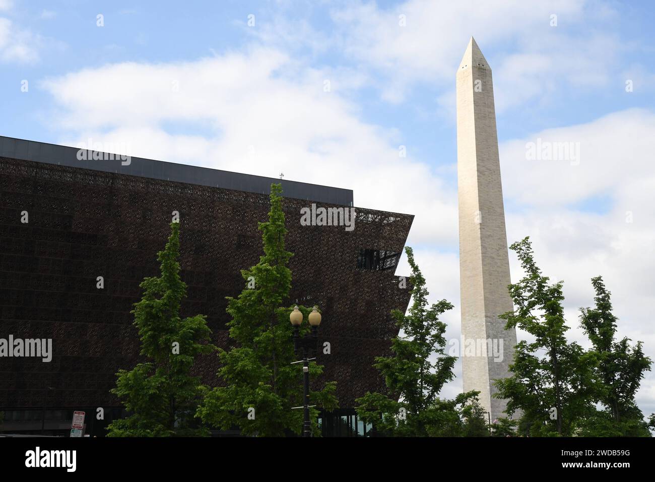 WASHINGTON D C/District of Columbia/USA./ 06.May. 2019/Newly built The National Museum of frican American culture and history on 1400 constitution avenue in DC, USA Photo..Francis Dean / Deanpictures. Stock Photo