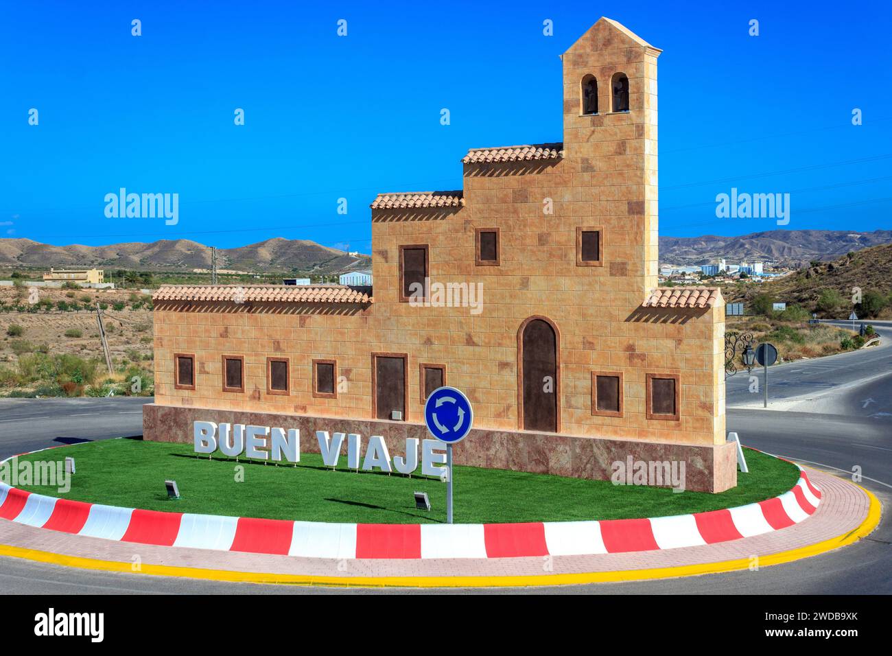 Roadside artwork, Spain Stock Photo