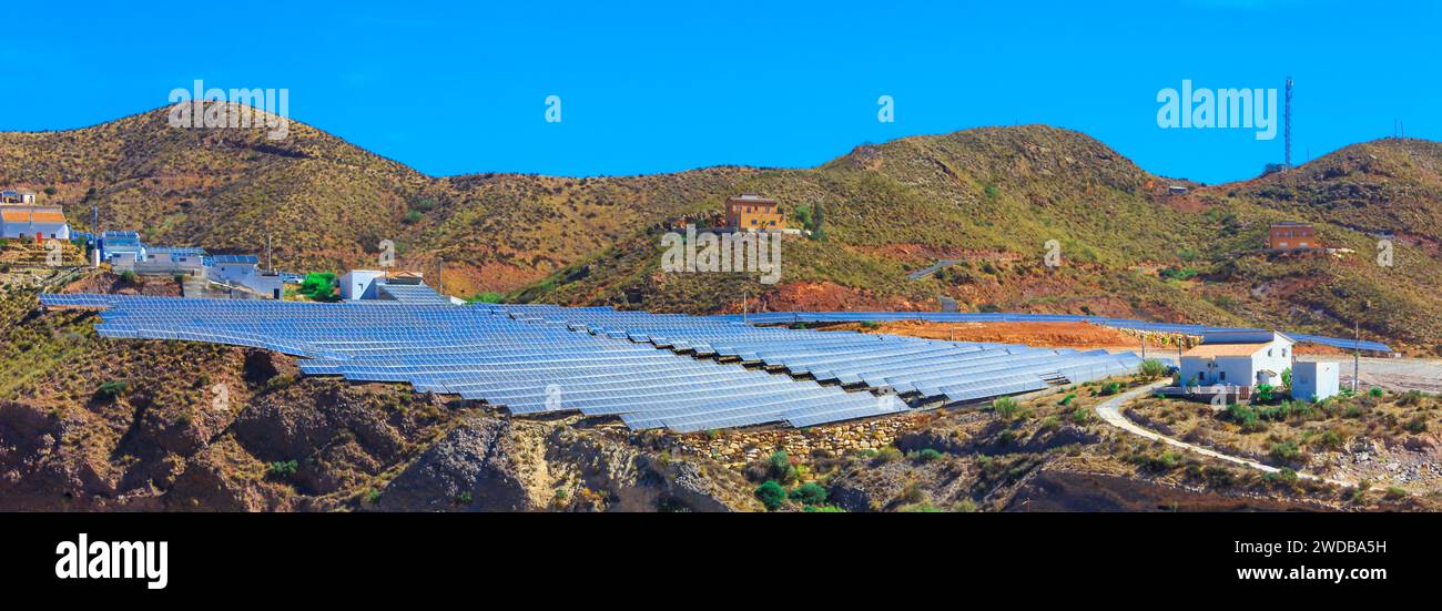 Renewable energy, Spain Stock Photo
