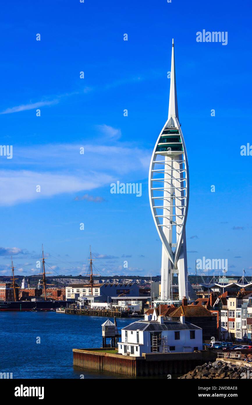 Portsmouth docklands, Hampshire, UK Stock Photo