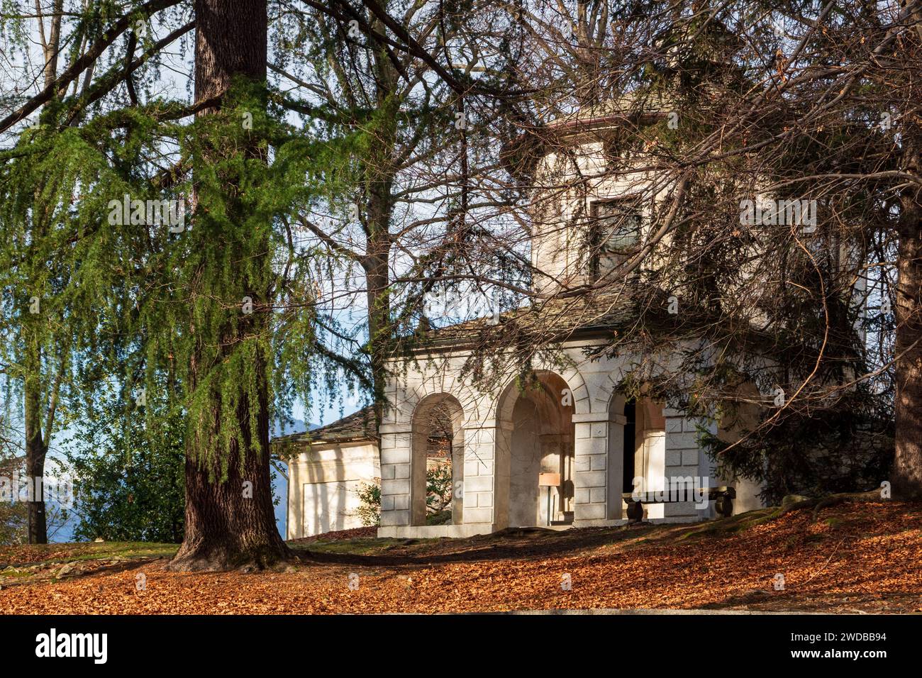 Sacro Monte di Orta San Giulio Stock Photo